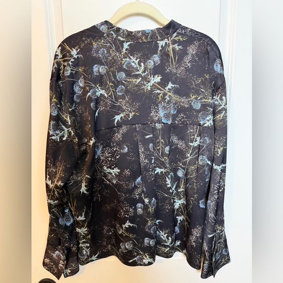 New Vince Thistle Silk Blouse - Picture 6 of 6